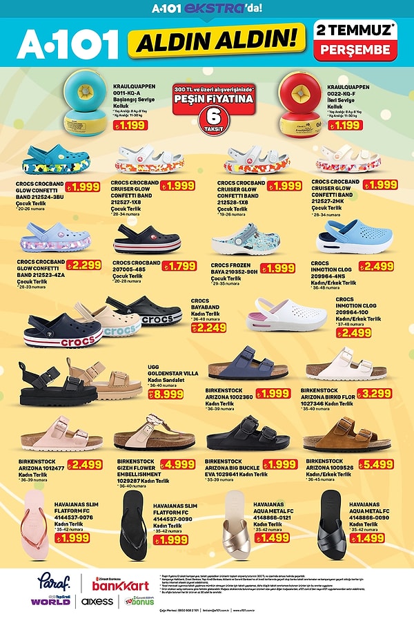 Crocs, Havaianas ve Birkenstock Terlik Çeşitleri
