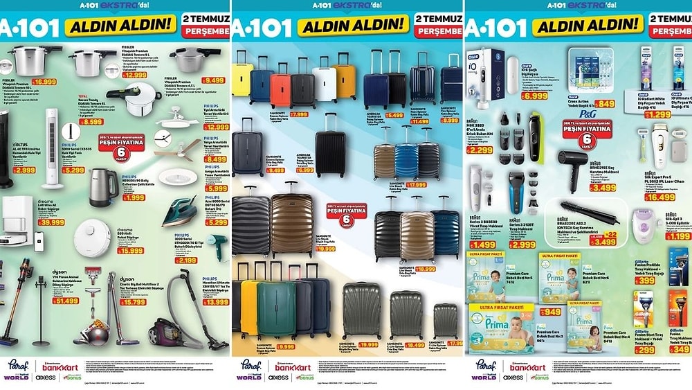 A101'e Elektrikli Araç Geliyor! 2 Temmuz 2026 A101 İnternete Özel Aldın Aldın Kataloğu