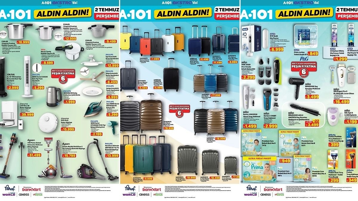 A101'e Elektrikli Araç Geliyor! 2 Temmuz 2026 A101 İnternete Özel Aldın Aldın Kataloğu