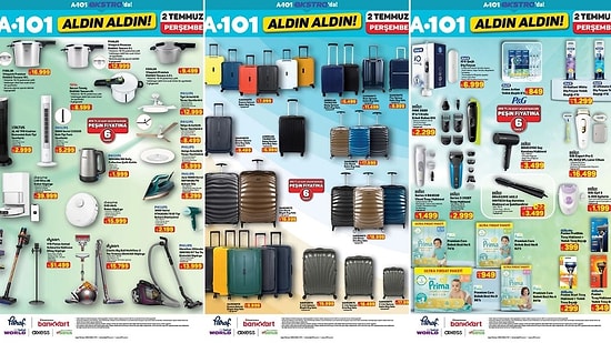 A101'e Elektrikli Araç Geliyor! 2 Temmuz 2026 A101 İnternete Özel Aldın Aldın Kataloğu