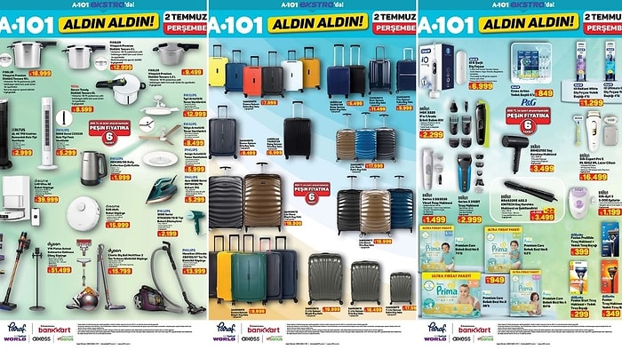 A101'e Elektrikli Araç Geliyor! 2 Temmuz 2026 A101 İnternete Özel Aldın Aldın Kataloğu
