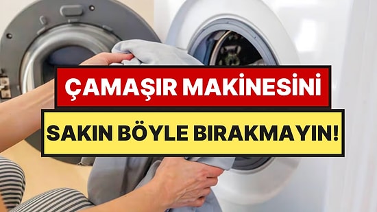 Yaz Tatili Öncesinde Çamaşır Makinesi Sahiplerine Uyarı Yapıldı