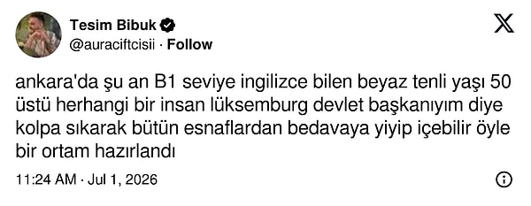 Ortam epey bürokratik...