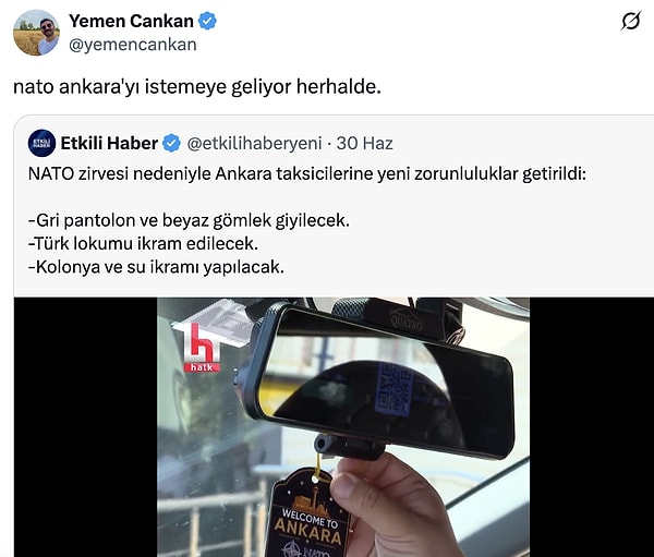 Yorumlar da oldukça manidardı.