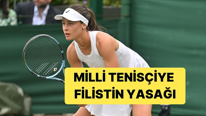 Milli Tenisçi Zeynep Sönmez'in Filistin Broşu Takmasına İzin Vermediler