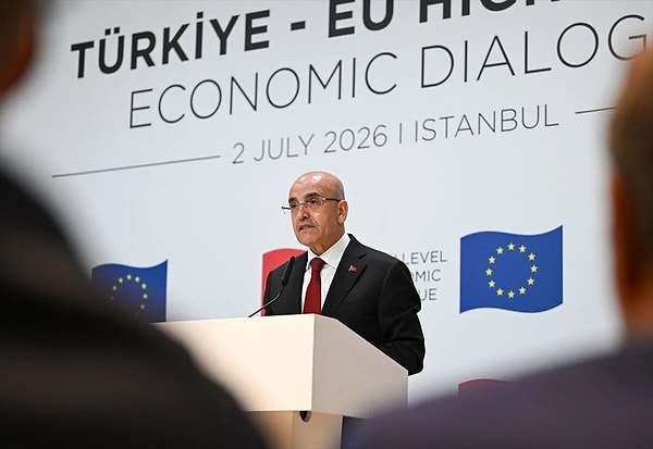 Hazine ve Maliye Bakanı Mehmet Şimşek, Türkiye-AB Yüksek Düzeyli Ekonomik Diyalog Toplantısı'na katıldı.