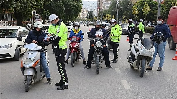 Motosikletler trafiğe çıkamayacak.
