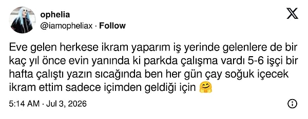 İçinden geldiği için bunu yapanlar da var.