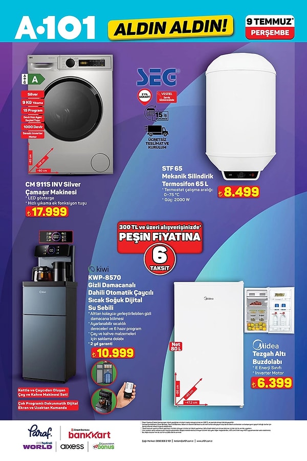 SEG Çamaşır Makinesi 17.999 TL