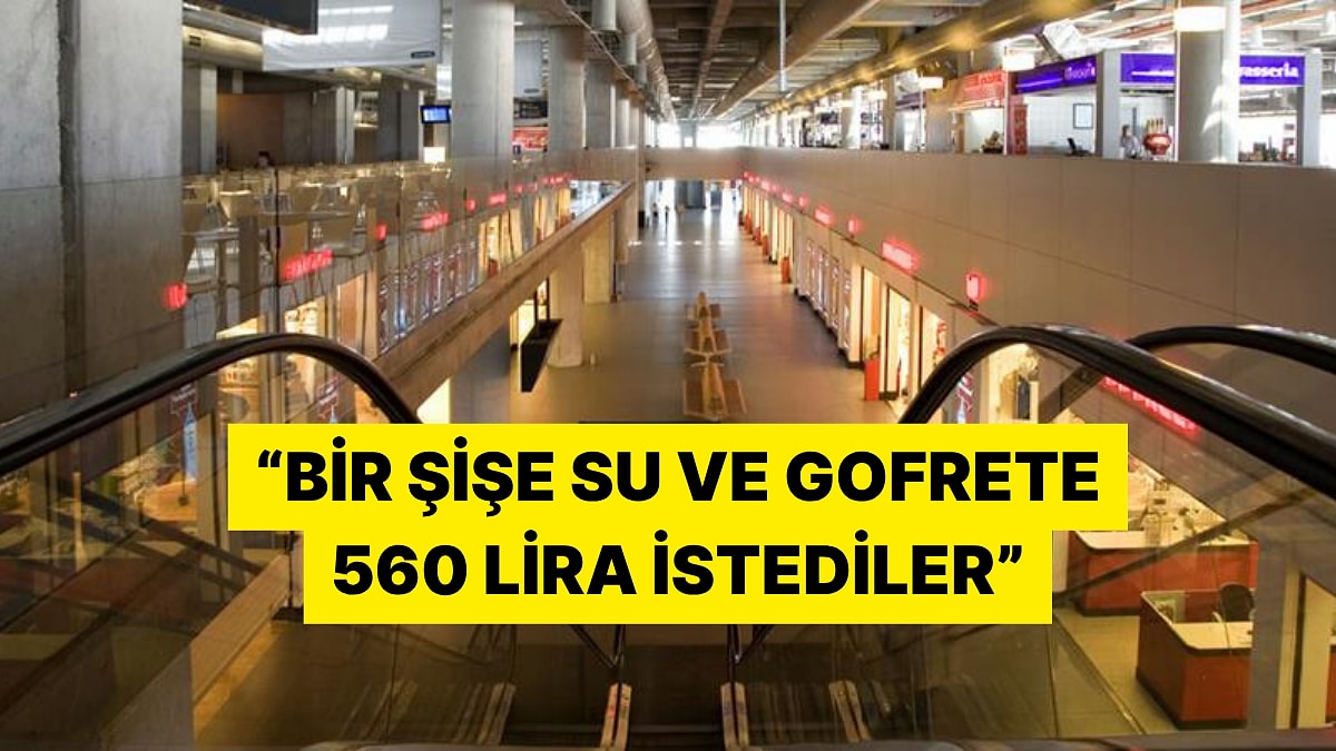 Ülkesine Dönen İngiliz Turist Dalaman Havalimanı'ndaki Fiyatlardan Dert Yandı