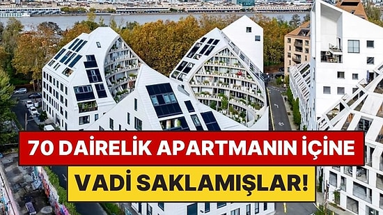Şehrin Ortasına Gizli Vadi Gibi Apartman İnşa Ettiler