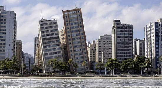 Famous Leaning Buildings City in Brazil Faces Threat as Ocean Swallows Coast
