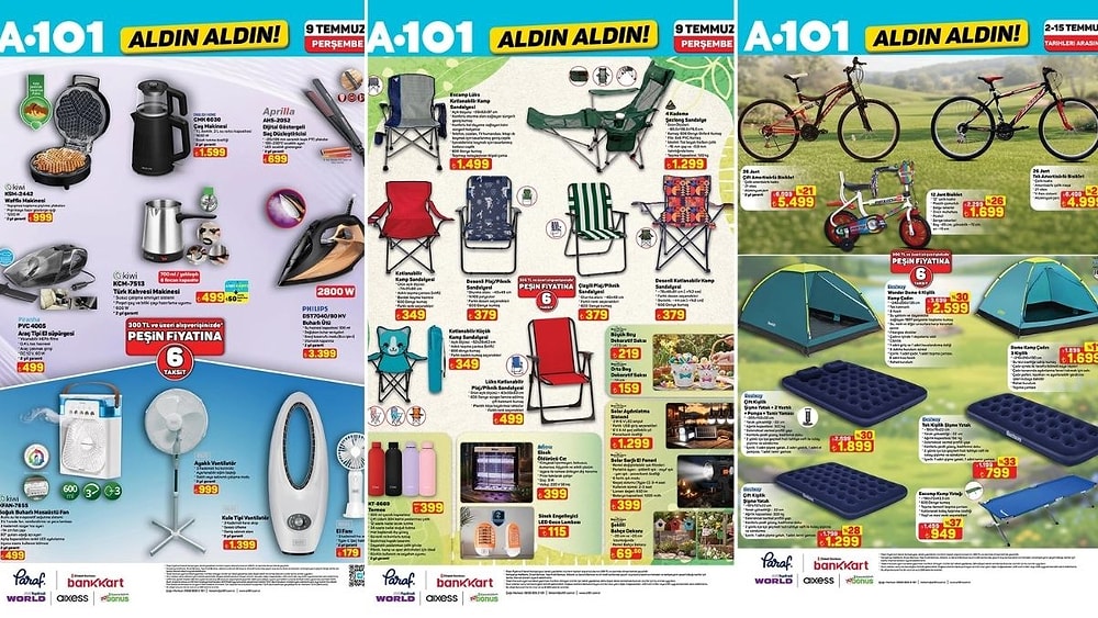 A101'e Waffle Makinesi Geliyor! 9 Temmuz 2026 A101 Aldın Aldın Kataloğu