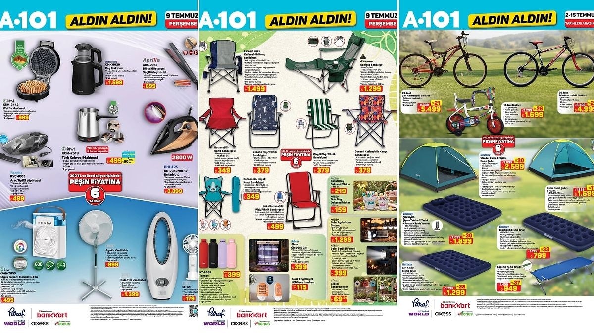 A101'e Waffle Makinesi Geliyor! 9 Temmuz 2026 A101 Aldın Aldın Kataloğu