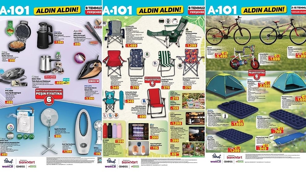A101'e Waffle Makinesi Geliyor! 9 Temmuz 2026 A101 Aldın Aldın Kataloğu