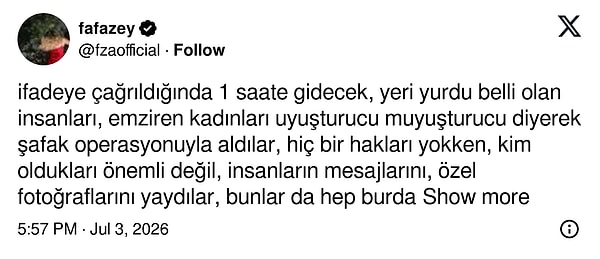İşte Farah Zeynep Abdullah'ın Deniz Göktaş paylaşımı: