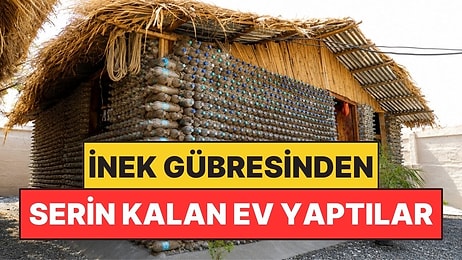 İnek Gübresinden Klima Olmadan Serin Kalan Ev Yaptılar