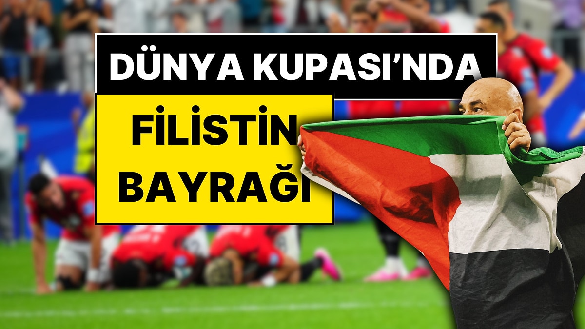 Dünya Kupası’nda Tarihi An: Teknik Direktör Filistin Bayrağı Açtı, Gazzeliler Enkaz Ortasına Dev Ekran Kurdu