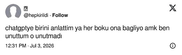 Hele ailevi meselelerinizden bahsettiyseniz yandınız.