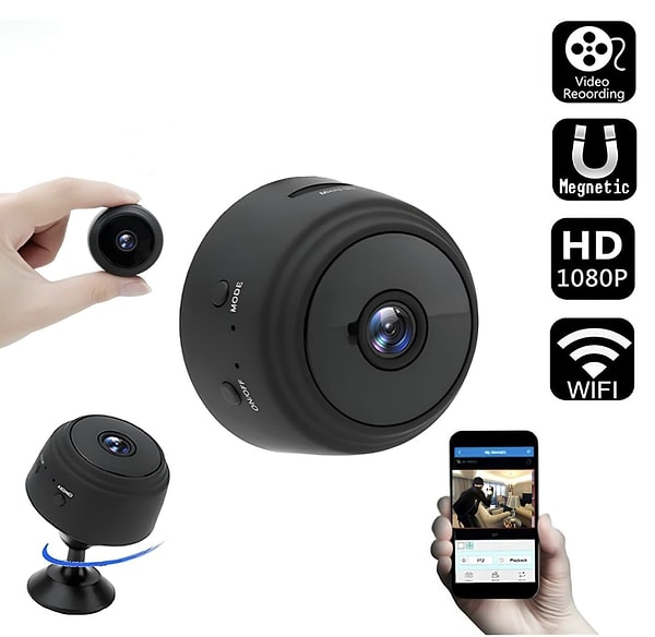 5. Jouis Kablosuz Mini Wifi Kamera ev ve bebek izleme süreçleri için bu hafta en çok sipariş verilen güvenlik ürünü oldu!