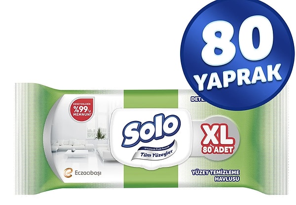 10. Solo XL Yüzey Temizleme Havlusu, stoklanan ürünler arasında ilk sırada yer aldı!