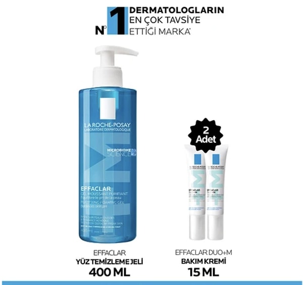 12. La Roche-Posay Effaclar Yüz Bakım Seti cilt bakımı listelerinde bu hafta en çok satan ikili seti oldu!