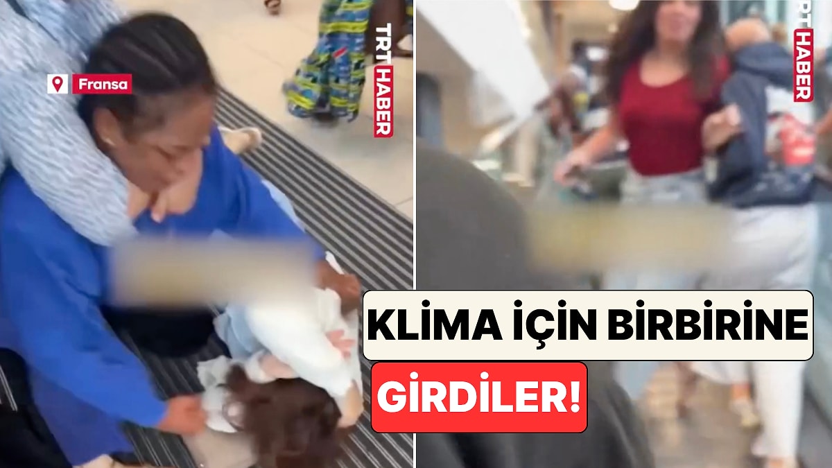Fransa'da sıcaklar AVM'de kavgaya yol açtı