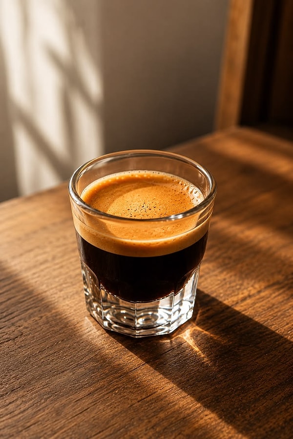 Kesinlikle double shot espresso!