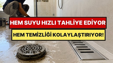 Eski Tip Yuvarlak Giderlerin Devri Bitti: Yeni Sistem Suyu Daha Hızlı Tahliye Ediyor, Kötü Koku Yapmıyor