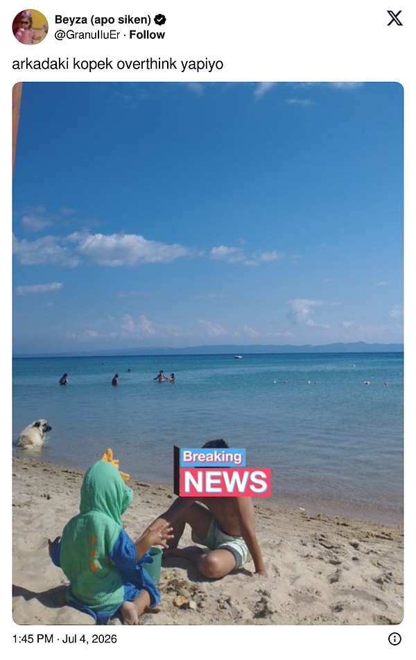 En iyi overthink mekanı değil mi?