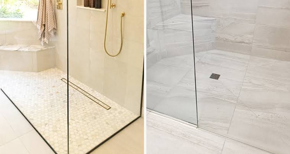 New Smart Shower Drains Outperform Old Round Systems