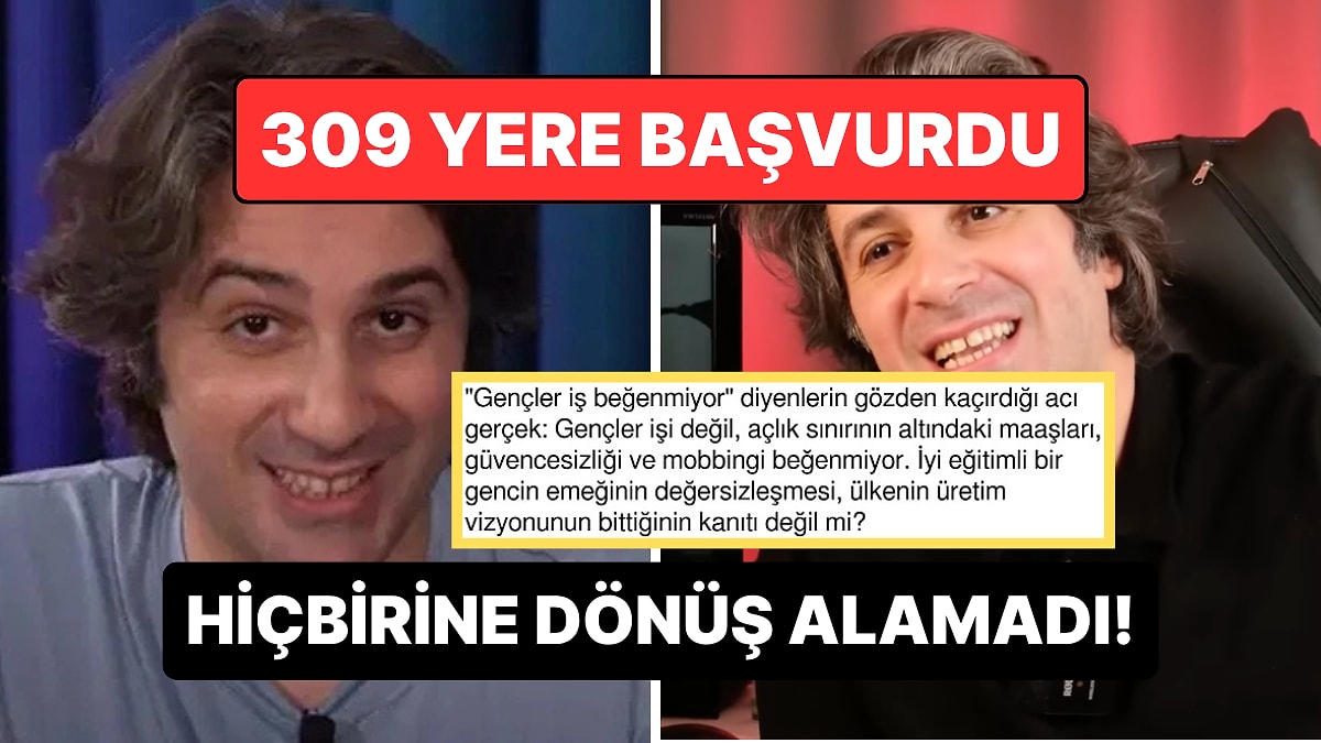 "Diploma İş Bulmaya Yetmiyor": Prof. Dr. Behçet Yalın Özkara 309 Yere Başvurdu, Hiçbirinden Dönüş Alamadı