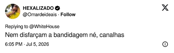 "Bak, haydutluklarını bile gizlemiyorlar, alçaklar."