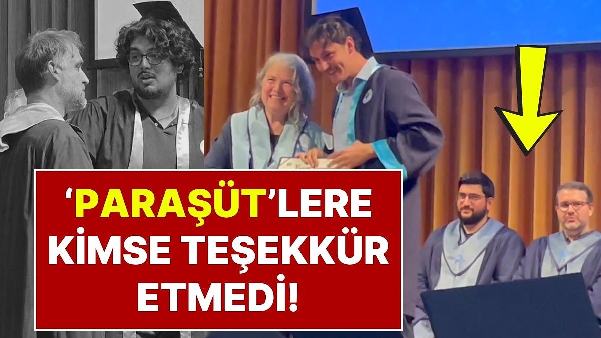 Boğaziçi Üniversitesi Mezuniyetine Yine Selamlaşılmayan ‘Paraşüt’ler Damgasını Vurdu!
