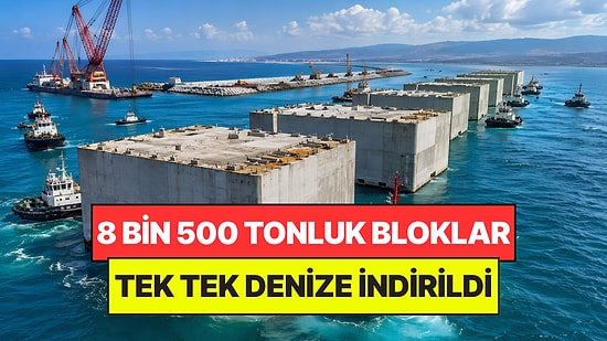 8 Bin 500 Tonluk Bloklar Denize İndirildi: 4.3 Kilometrelik Kıyıları Koruyacak