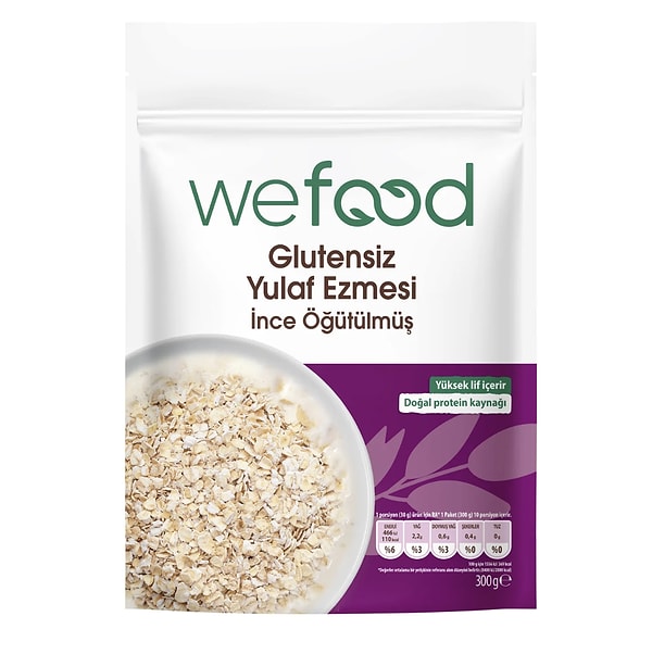Wefood Glutensiz Yulaf Ezmesi 219,00 TL yerine onedio koduyla %40 sepet indirimiyle 118,40 TL!