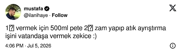 Ambalajlı ürünlere en az 2 liralık zamlar gelmesi tepki çekti.