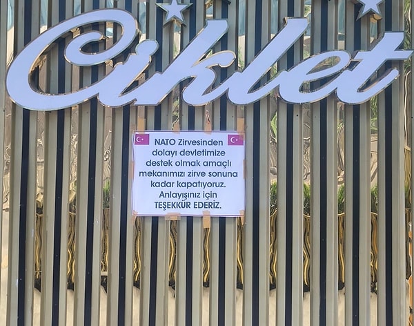 Bu konudaki şakalar devam ederken bir işletmeden NATO kararı çıktı.