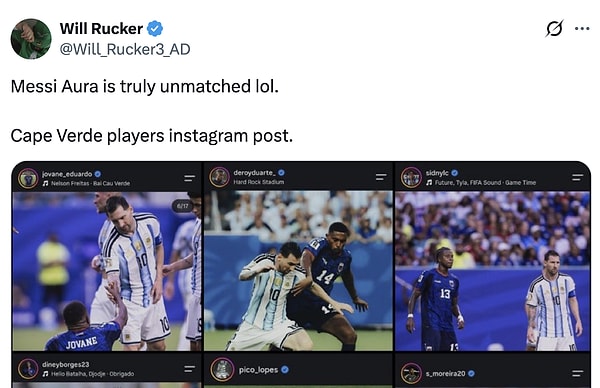"Messi'nin aurası benzersiz"