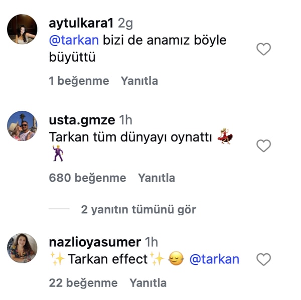 Gelen yorumlardan bazılarına hep birlikte bakalım...