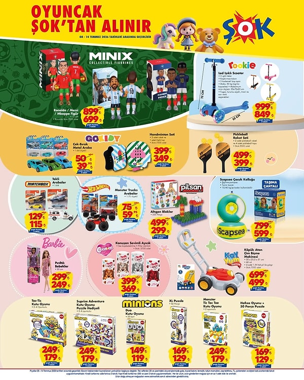 Minix Collectible Figurines (Ronaldo / Messi / Mbappe) 699 TL