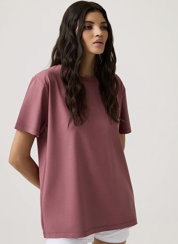 Los Ojos Bordo Oversize Tişört, ek 150 TL kupon avantajıyla net 634,50 TL!