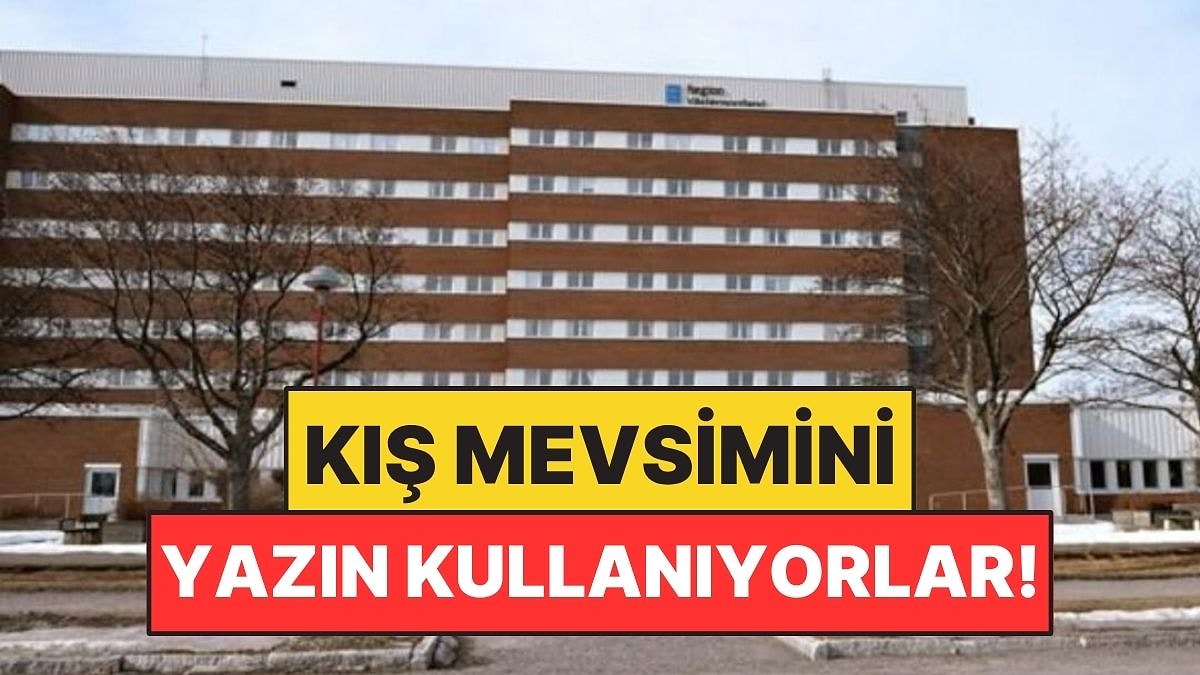 Kış Mevsimini Depoya Kaldırdılar: Yazın Klima Gibi Hastane Soğutuyorlar