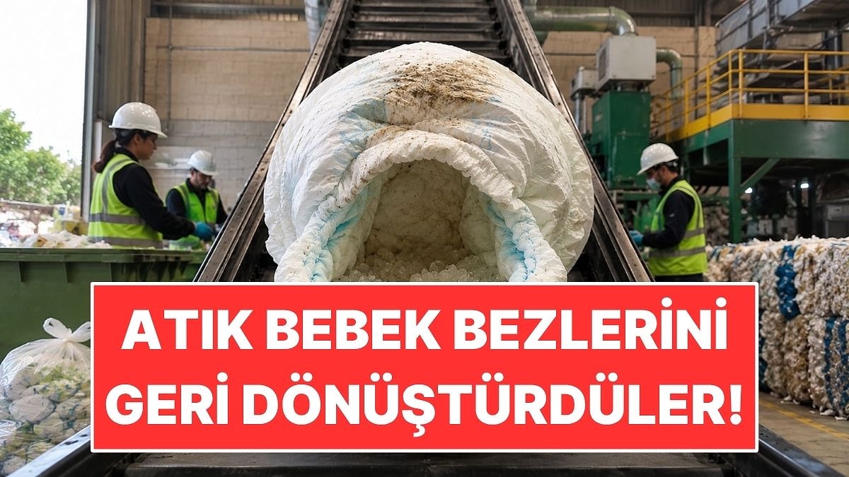Kullanılmış Bebek Bezlerini Çöp Olmaktan Çıkaran Proje Başladı