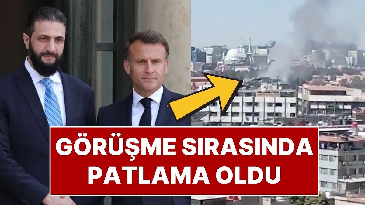 Fransa Cumhurbaşkanı Macron'un Kaldığı Otelin Yakınlarında Patlama Oldu
