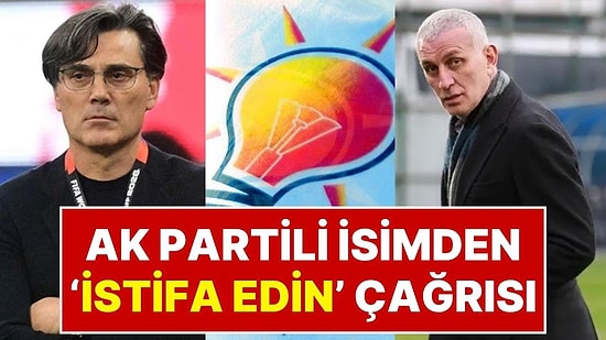 AK Partili Mustafa Varank, Hemşehrisi Olan TFF Başkanı ve Montella İçin İstifa Göndermesi Yaptı