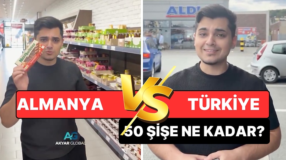 Bir İçerik Üreticisi Türkiye ve Almanya'da 50 Şişenin Geri Dönüşüm Parasını Karşılaştırdı