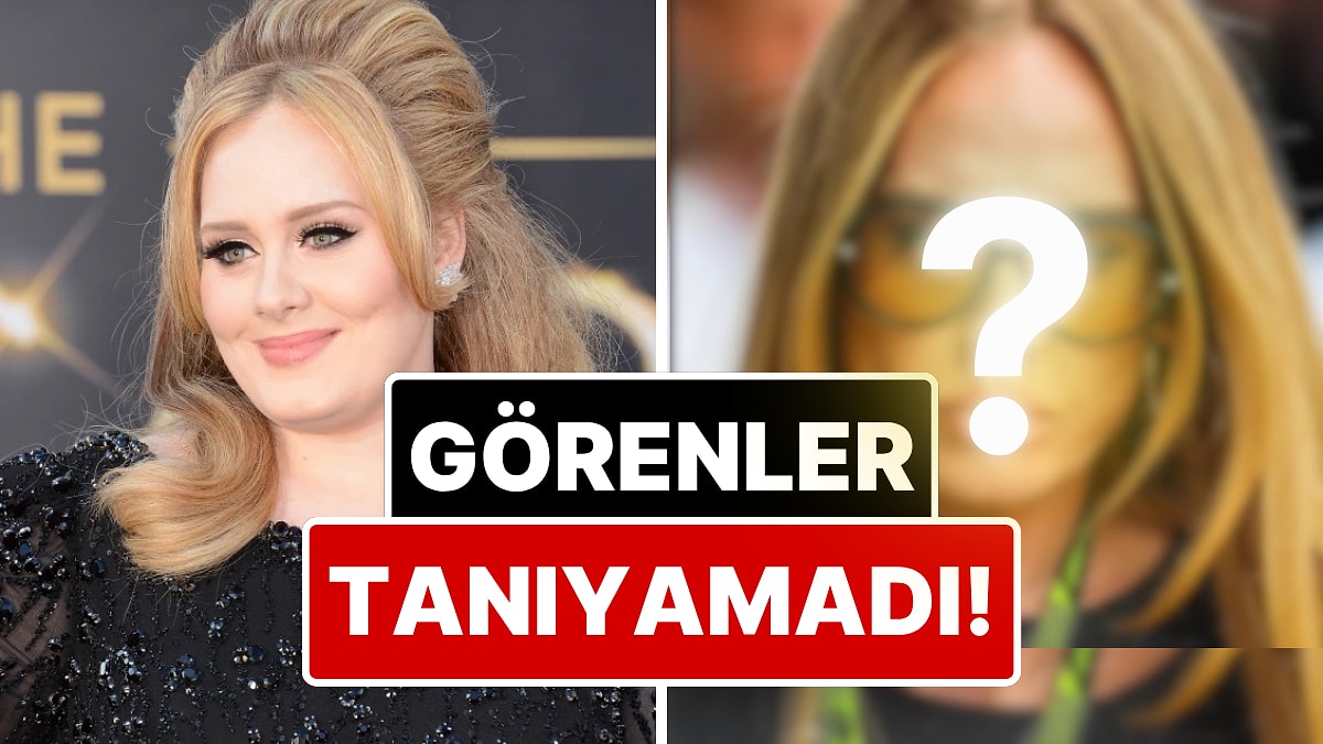 Adele'in değişen yüz hatları gündem oldu: Son halini görenler tanımakta zorlandı!