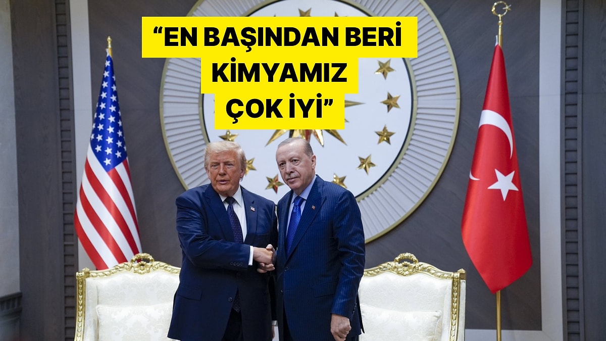 ABD Başkanı Donald Trump Açıklamalarda Bulundu Cumhurbaşkanı Erdoğan'ı Övdü