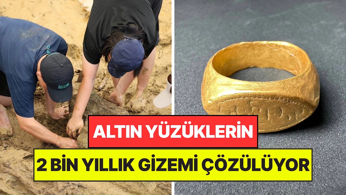 Tarlada Kazara Buldular: Bilim İnsanları Altın Yüzüklerin 2 Bin Yıllık Gizemini Çözmeye Çalışıyor